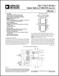 datasheet for DAC8248AW by Analog Devices