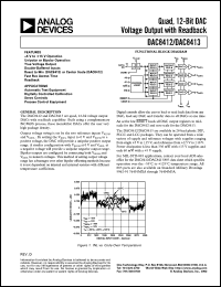 datasheet for DAC8412BTC/883 by Analog Devices