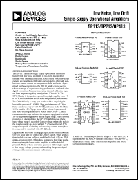 datasheet for OP113ES by Analog Devices