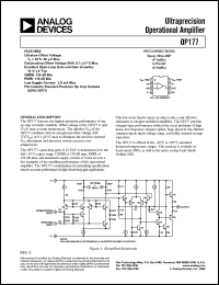 datasheet for OP177GP by Analog Devices