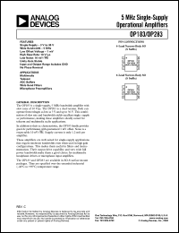 datasheet for OP183GS by Analog Devices