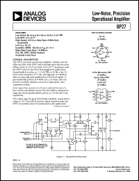 datasheet for OP27AJ by Analog Devices