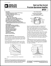datasheet for OP297AZ by Analog Devices