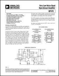 datasheet for OP470AY by Analog Devices