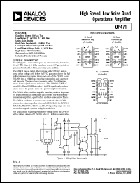 datasheet for OP471EY by Analog Devices