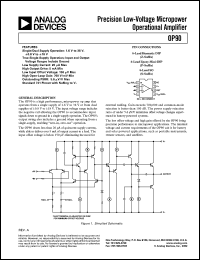 datasheet for OP90AZ/883 by Analog Devices