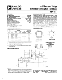 datasheet for REF02AJ by Analog Devices