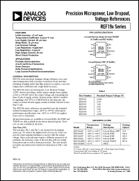 datasheet for REF191GP by Analog Devices
