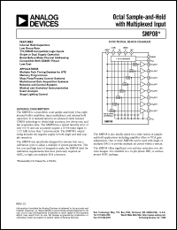 datasheet for SMP08FP by Analog Devices