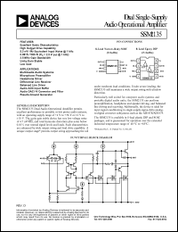 datasheet for SSM2135P by Analog Devices