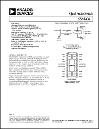 datasheet for SSM2404P by Analog Devices