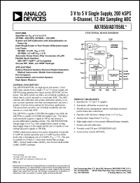 datasheet for AD7858LAN by Analog Devices