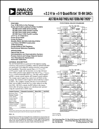 datasheet for AD7805BRS by Analog Devices