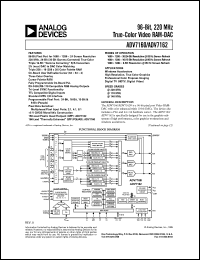 datasheet for ADV7160KS220 by Analog Devices