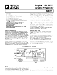 datasheet for ADSP-21060KS-133 by Analog Devices