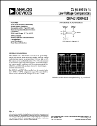 datasheet for CMP401GS by Analog Devices