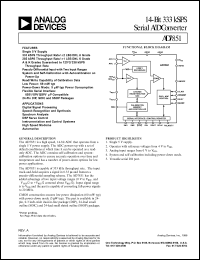 datasheet for AD7851KR by Analog Devices