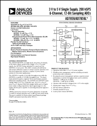 datasheet for EVAL-AD7859CB by Analog Devices