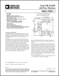 datasheet for AD8801AN by Analog Devices