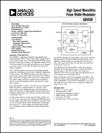 datasheet for AD9560KN by Analog Devices