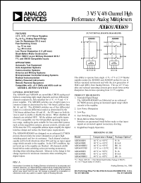 datasheet for ADG608BN by Analog Devices