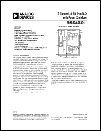 datasheet for AD8802AN by Analog Devices