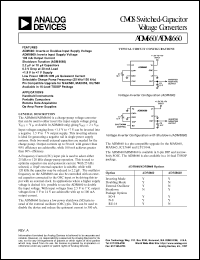 datasheet for ADM660AR by Analog Devices
