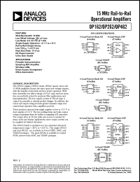 datasheet for OP162GP by Analog Devices