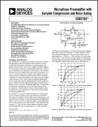 datasheet for SSM2165-1P by Analog Devices