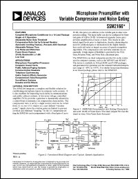 datasheet for SSM2166P by Analog Devices