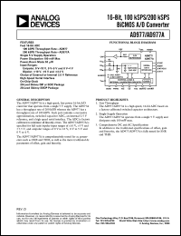datasheet for AD977AN by Analog Devices