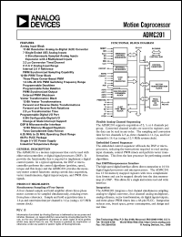 datasheet for ADMC201AP by Analog Devices