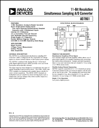 datasheet for AD7861AP by Analog Devices