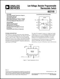datasheet for AD22105AR by Analog Devices