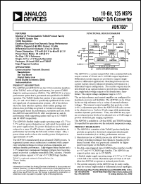 datasheet for AD9760AR by Analog Devices