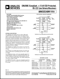datasheet for ADM202EAN by Analog Devices