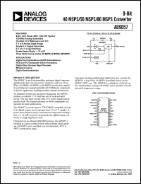 datasheet for AD9057BRS-40 by Analog Devices