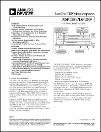 datasheet for ADSP-2104KP-80 by Analog Devices