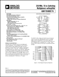 datasheet for AD8170-EB by Analog Devices