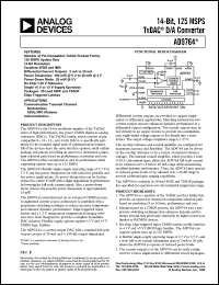 datasheet for AD9764AR by Analog Devices