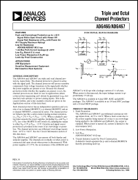 datasheet for ADG466BN by Analog Devices