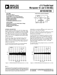datasheet for AD7393ARU by Analog Devices