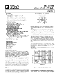 datasheet for AD8079AR by Analog Devices