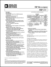 datasheet for ADSP-2185KST-115 by Analog Devices