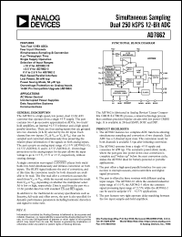 datasheet for AD7862BR-3 by Analog Devices