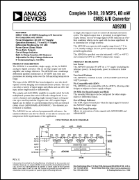 datasheet for AD9200JRS by Analog Devices