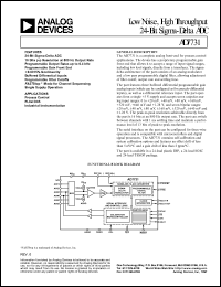 datasheet for EVAL-AD7731EB by Analog Devices