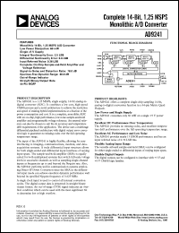 datasheet for AD9241AS by Analog Devices