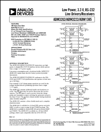 datasheet for ADM3202AN by Analog Devices