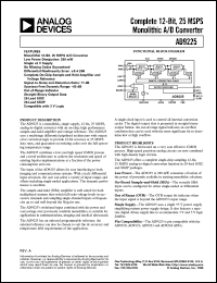 datasheet for AD9225AR by Analog Devices